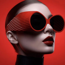 Load image into Gallery viewer, Fashion Hollywood Vintage Oval Oversized Women Sunglasses
