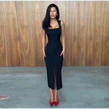 Load image into Gallery viewer, Conjunto de Vestido Largo de Playa para Mujer, Traje de Baño Sexy con Cuello en V, Vestidos con Mangas Largas, Ropa de Verano 2026 para Vacaciones
