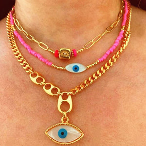 Vintage Round  Necklace Tribal Boho Ethnic Coins