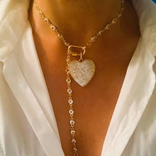 Load image into Gallery viewer, Floating Pearl Lariat Necklace
