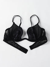 Load image into Gallery viewer, Sujetador espaciador Sexy en forma de U, ropa interior transpirable de malla fina con aros, lencería cómoda y elegante, bralette
