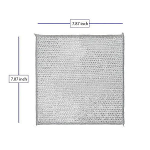10 Counts Multipurpose Wire Dishwashing Rags,Double-Layer Cloth, Non-scratch Wire Dishcloth for Kitchen,Gift