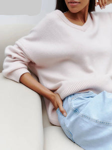 V Neck Oversized Sweaters