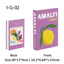 Load image into Gallery viewer, Palm Capri Ibiza Miami Tulum Fake Book Storage Box Travel Series Colorful Decorative Coffee Table Books Shooting Prop Home Decor

