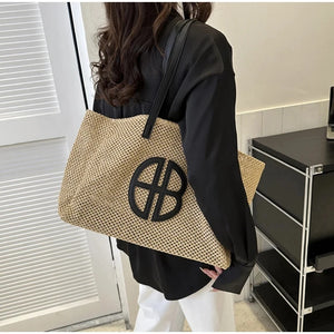 Tote Bag Large Capacity Handmade Casual Beach Bag Ethnic Style