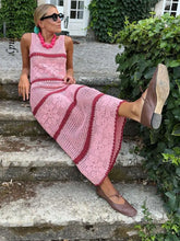 Load image into Gallery viewer, Tejido Hollywood fashion pink Long Dresses
