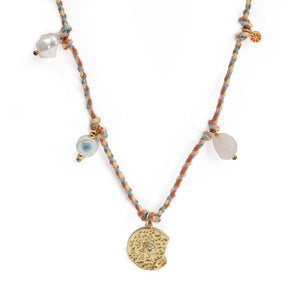 Lucky Eye Color  Necklace Bohemian