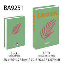 Load image into Gallery viewer, Palm Capri Ibiza Miami Tulum Fake Book Storage Box Travel Series Colorful Decorative Coffee Table Books Shooting Prop Home Decor
