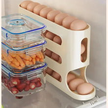 Load image into Gallery viewer, 4-layer Slide Egg Storage Box Ladder Style Egg Box Storage Refrigerator Side Door Large Capacity Automatic Egg Rolling Machine
