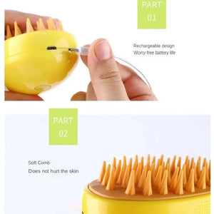 Cat Steam Brush  3 in 1 Electric Spray Cat Hair Brushes for Massage