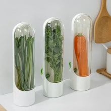 Load image into Gallery viewer, Refrigerator Herb Crisper Saver Pod Container Vegetable Preserving Bottle Keep Herb/Cilantro/Mint/Parsley/Asparagus Fresh Green
