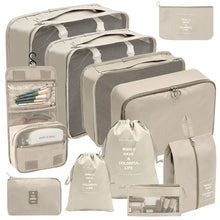 Load image into Gallery viewer, 7/8/9/10 Pcs Set Travel Organizer Storage Bags Suitcase Packing Cubes Set
