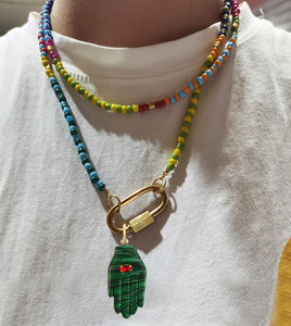 Floating Pearl Lariat Necklace