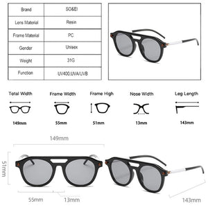 Retro Double  Pilot  Sunglasses