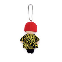 Load image into Gallery viewer, New Yayoi Kusama YAYOI KUSAMA Humanoid Polka Dot Plush Keychain Bag Pendant Toy Pendant For Gift 10CM
