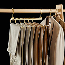Load image into Gallery viewer, 6 in 1 Magic Pants Hanger,Multi-function Storage Holder for Home Travel,Multi Layer Aluminium Pants Rack with 360 Rotatable Hook
