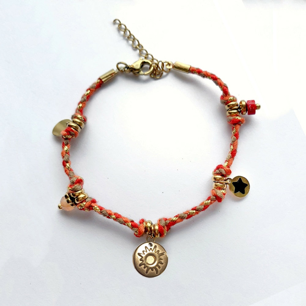 Handmade Bohemian Necklace Adjustable