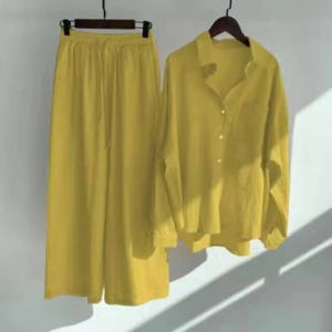 Women's Two Piece Casual Long Sleeve  classic set