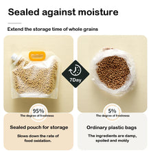 Load image into Gallery viewer, Grain Storage Bag Portable Fresh Keeping Bag Recyclable Portable Transparent Grain Storage Bags
