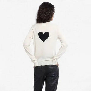 Heart  Wool Sweater Love FAshion Pattern