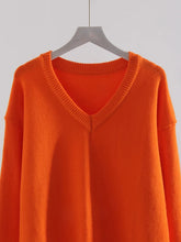 Load image into Gallery viewer, V Neck Oversized Sweaters
