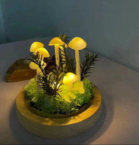 Mushroom Lamp Cute and Creative Night Light DIY Material Pack for Birthday Gifts to Friends, Desktop Decoration for Lover Girls