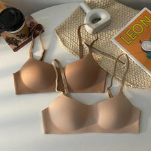 Load image into Gallery viewer, Sexy Bra Brassieres Seamless Push Up Bralette for Women Backless Underwear Triangle Cup Gathering Bra Women&#39;s Sexy Lingerie
