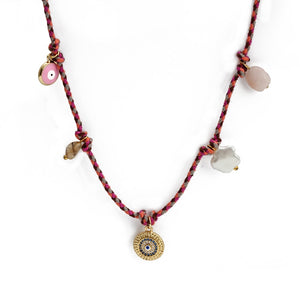 Lucky Eye Color  Necklace Bohemian