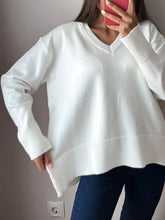 Load image into Gallery viewer, V Neck Oversized Sweaters
