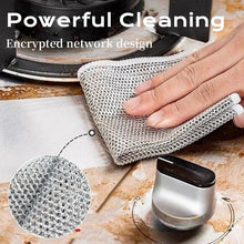 Load image into Gallery viewer, 10 Counts Multipurpose Wire Dishwashing Rags,Double-Layer Cloth, Non-scratch Wire Dishcloth for Kitchen,Gift
