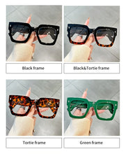 Load image into Gallery viewer, Vintage Glasses Square Full Rim Spectacles Unisex, Anti-Reflective Coating, Fashionable Transparent Lenses, Daily Wear Eyewear
