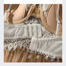 Load image into Gallery viewer, Lace Women Bra Breast Cover Summer Thin Full Cup Underwear Adjustable Push Up Bra Underwire Sexy Bra Lingerie
