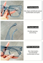 Load image into Gallery viewer, Vintage Glasses Square Full Rim Spectacles Unisex, Anti-Reflective Coating, Fashionable Transparent Lenses, Daily Wear Eyewear
