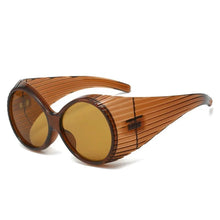 Load image into Gallery viewer, Fashion Hollywood Vintage Oval Oversized Women Sunglasses

