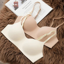 Load image into Gallery viewer, Sexy Bra Brassieres Seamless Push Up Bralette for Women Backless Underwear Triangle Cup Gathering Bra Women&#39;s Sexy Lingerie
