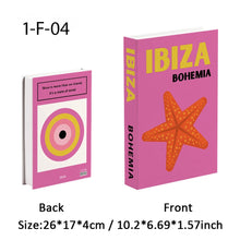 Load image into Gallery viewer, Palm Capri Ibiza Miami Tulum Fake Book Storage Box Travel Series Colorful Decorative Coffee Table Books Shooting Prop Home Decor
