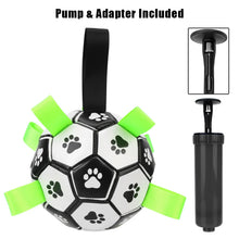 Load image into Gallery viewer, Pet Football Toy With Grab Outdoor Training Soccer
