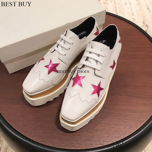 Casual Solid wedge  Shoes  Loafers  Platforms loafers  Oxfords 35-41