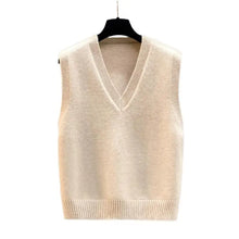 Load image into Gallery viewer, New Knitted Tank Top Coat Spring and Autumn Kam Shoulder
