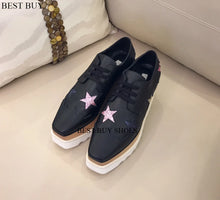 Load image into Gallery viewer, Casual Solid wedge  Shoes  Loafers  Platforms loafers  Oxfords 35-41
