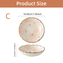 Load image into Gallery viewer, 7.5inch Japanese Household Noodle Bowl Ceramic Soup Bowl With Handle Salad Pasta Bowl Kitchen Tableware Microwave Oven Bakware

