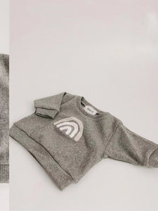Spring Autumn  Boy Girls Clothes Cotton Set Sweatshirts+Pants