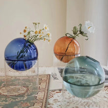 Load image into Gallery viewer, Mini Round Flower Vase Hydroponic Container
