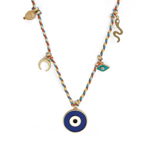 Lucky Eye Color  Necklace Bohemian