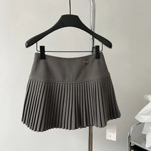 Load image into Gallery viewer, Fashion  Short Skirt Autumn Winter American Style Cheerleading Skirt Straight A-line High Waist Mini Skirt

