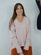 Load image into Gallery viewer, V Neck Oversized Sweaters
