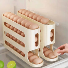 Load image into Gallery viewer, 4-layer Slide Egg Storage Box Ladder Style Egg Box Storage Refrigerator Side Door Large Capacity Automatic Egg Rolling Machine
