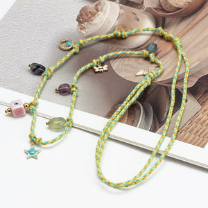 Lucky Eye Color  Necklace Bohemian