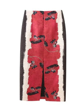 Load image into Gallery viewer, Vintage Flower Print Midi Skirt
