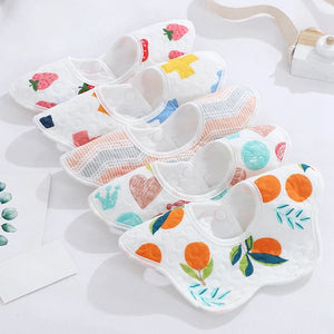 Toodler Bibs Cotton Soft Muslin Toodler